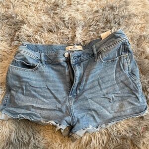 Hollister Women's Light Blue Jean Shorts